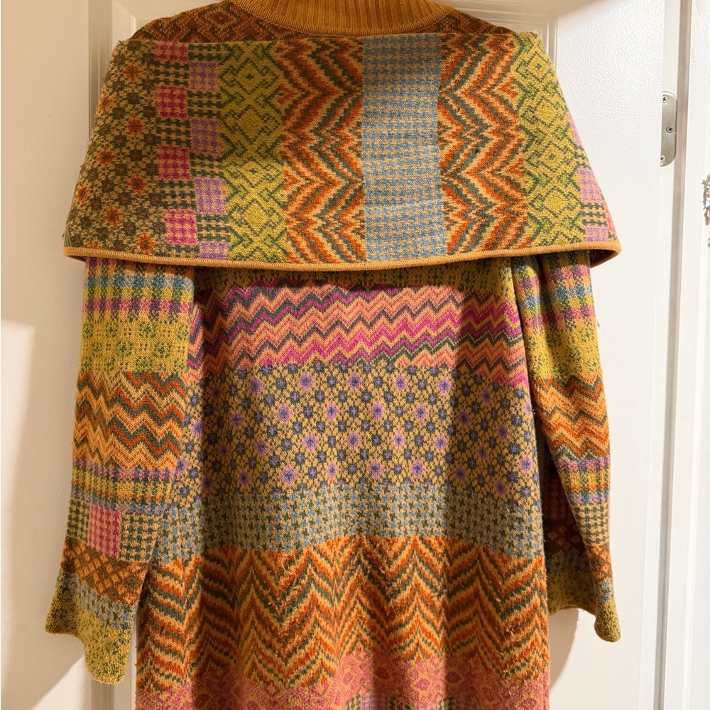 IVKO Autumn Tones wool Knit Cardigan- Anthropologie- small - Picture 4 of 5
